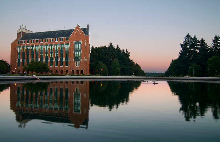 The engineering building on UW campus