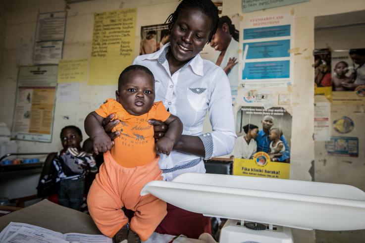 Photo of a baby in Naivasha, Kenya