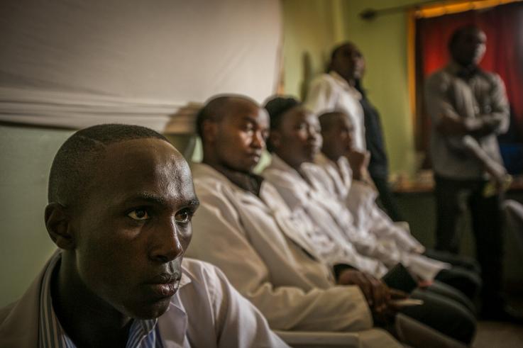Photo of Kenyan medical students