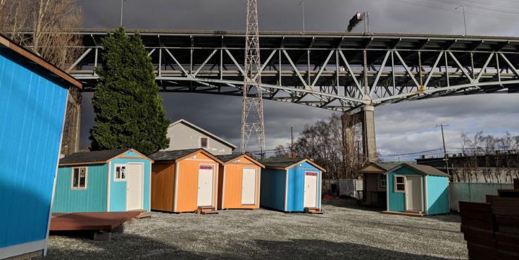 A tiny house village in the Seattle area