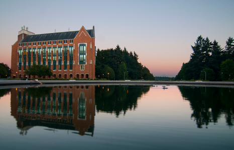 The engineering building on UW campus