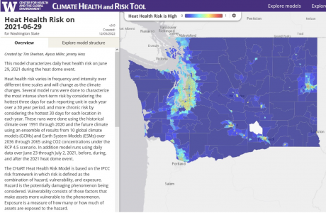 Climate Health and Risk Tool