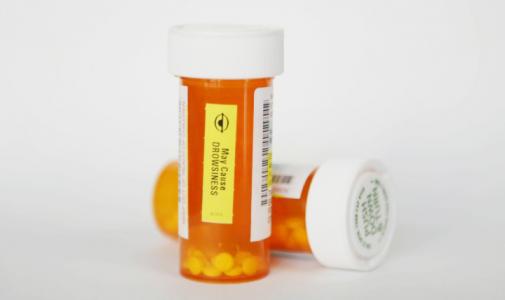 Photo of pill bottles