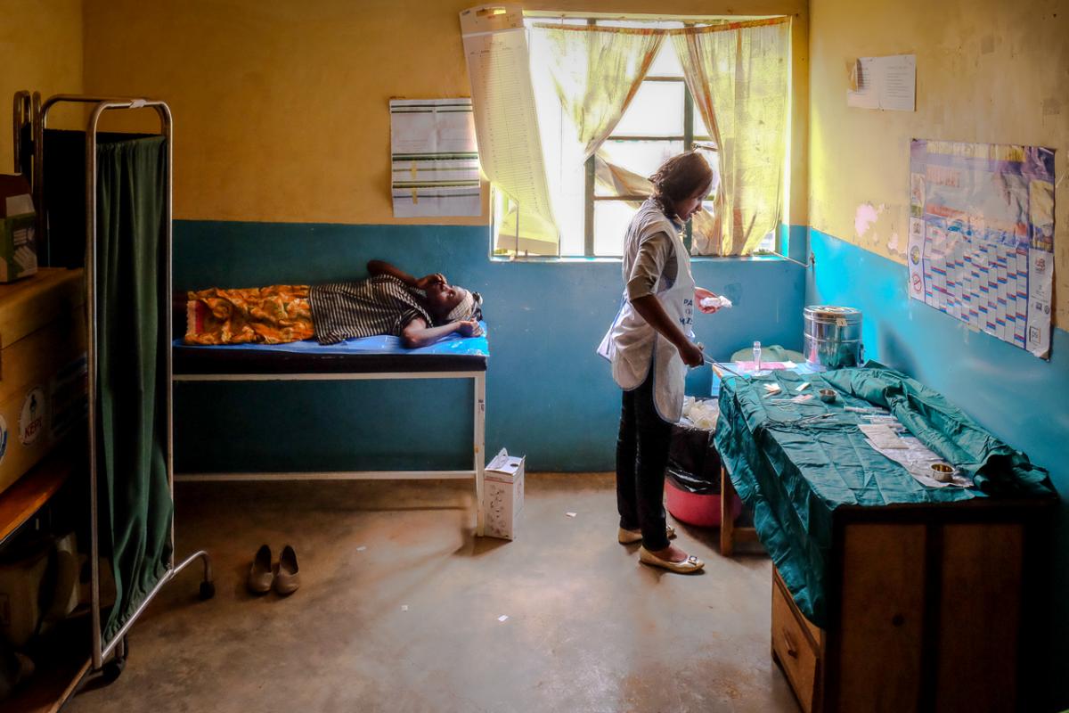 A reproductive health clinic in Kenya.