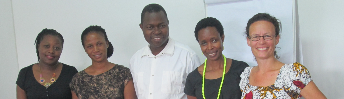 Faculty and students in Mozambique