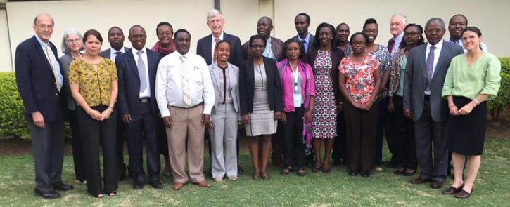 Photo of University of Nairobi partners and Directors of NIH and Fogarty