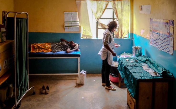 A reproductive health clinic in Kenya.